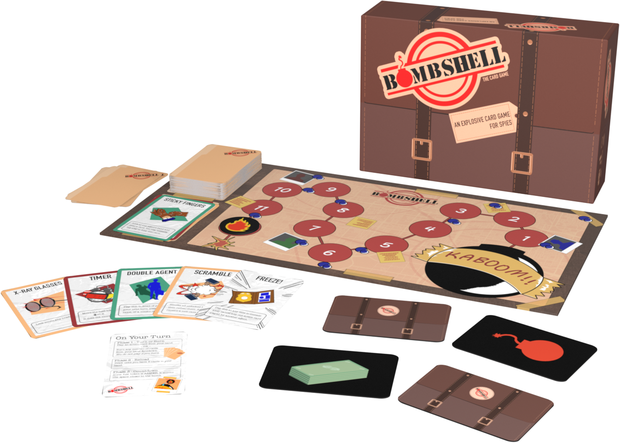 Bombshell game box display
